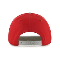 Men's '47 Scarlet Ohio State Buckeyes Dropshadow Rope Hitch Adjustable Hat
