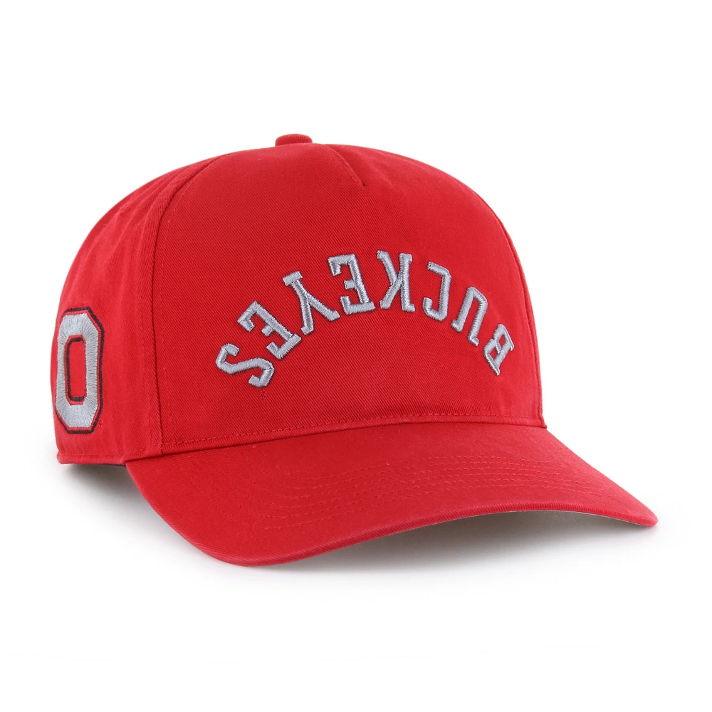 Casquette ajustable à rabat pour homme « 47 Scarlet Ohio State Buckeyes »