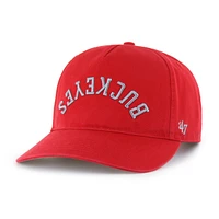 Casquette ajustable à rabat pour homme « 47 Scarlet Ohio State Buckeyes »