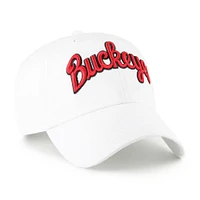Men's '47 White Ohio State Buckeyes Clean Up Adjustable Hat