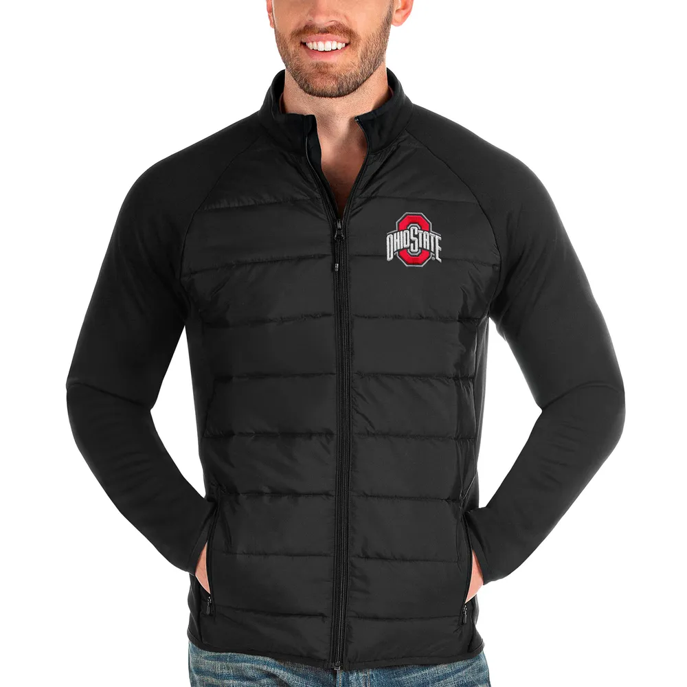 Men's Colosseum Black Oklahoma State Cowboys Full-Zip Bomber Jacket Size: Small