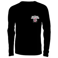 Men's Black Ohio State Buckeyes College Football Playoff 2024 National Champions Confetti Long Sleeve T-Shirt