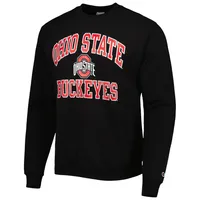 Men's Champion Black Ohio State Buckeyes High Motor Pullover Sweatshirt