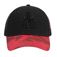 Casquette ajustable On Our Honor pour homme Colosseum Black/Scarlet Ohio State Buckeyes