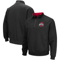 Men's Colosseum Ohio State Buckeyes Tortugas Team Logo Quarter-Zip Jacket