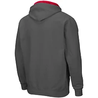 Sweat à capuche entièrement zippé avec logo Colosseum Ohio State Buckeyes pour homme