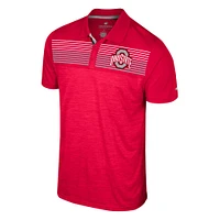 Men's Colosseum Scarlet Ohio State Buckeyes Big & Tall Langmore Polo