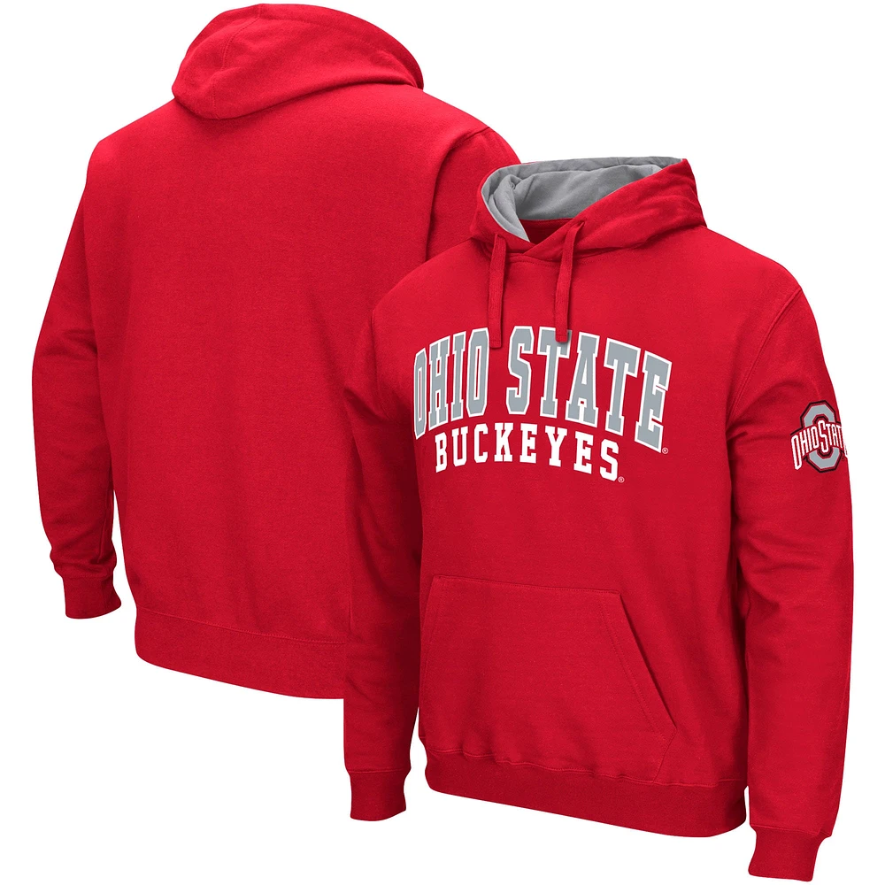 Sweat à capuche Colosseum Scarlet Ohio State Buckeyes pour homme