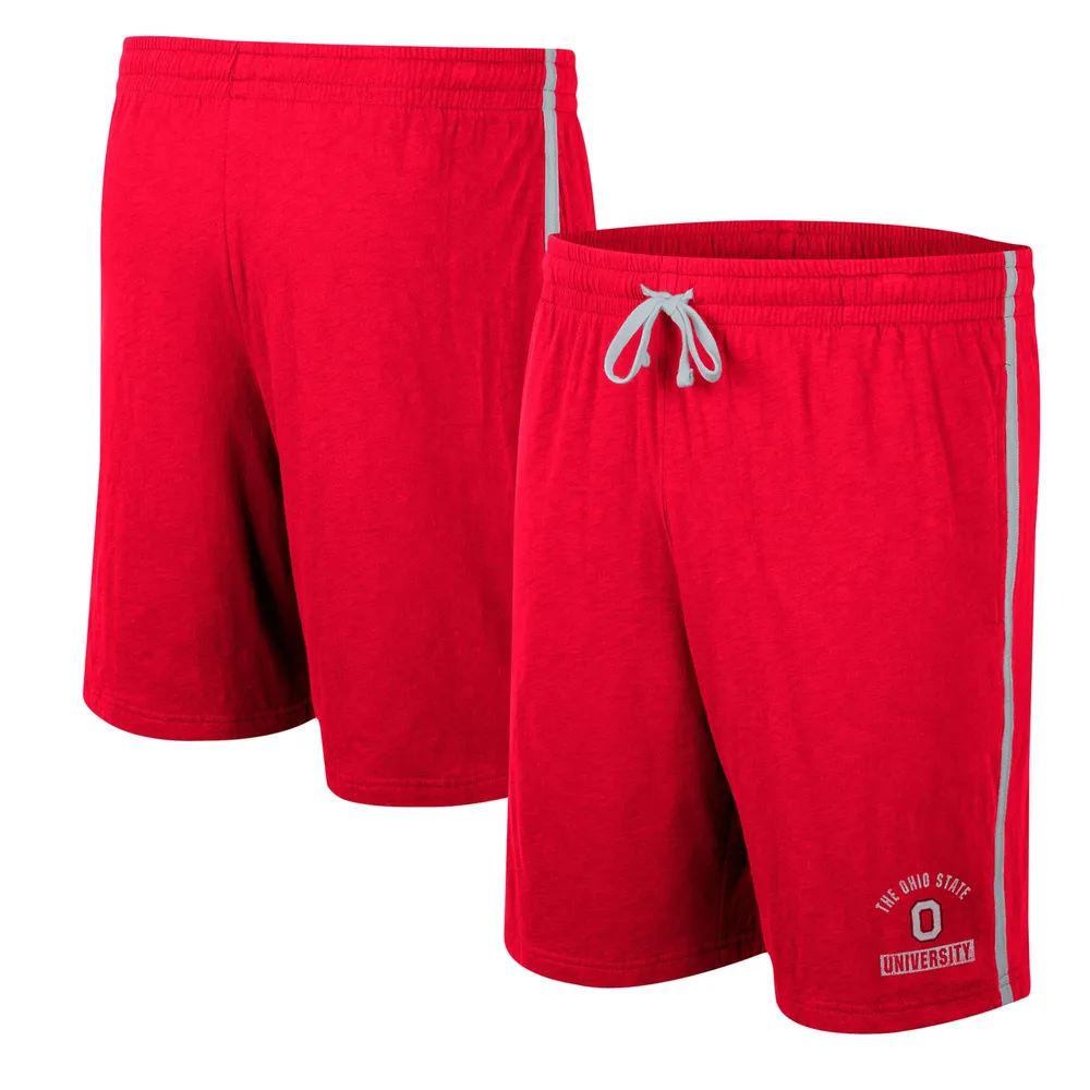 Men's Colosseum Scarlet Ohio State Buckeyes Thunder Slub Shorts