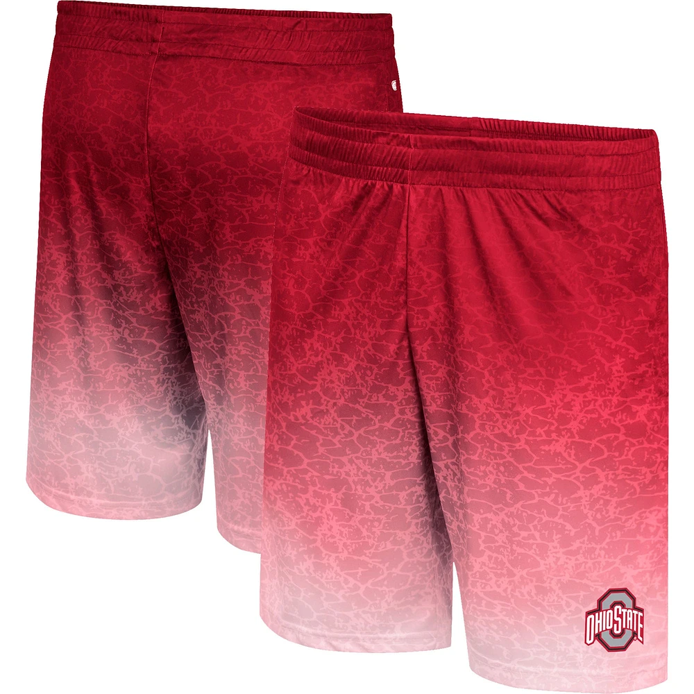 Short Colosseum Scarlet Ohio State Buckeyes Walter pour hommes