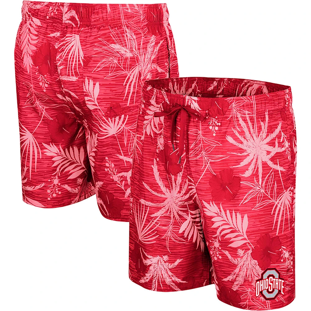 Short de bain Colosseum Scarlet Ohio State Buckeyes What Else is New pour hommes