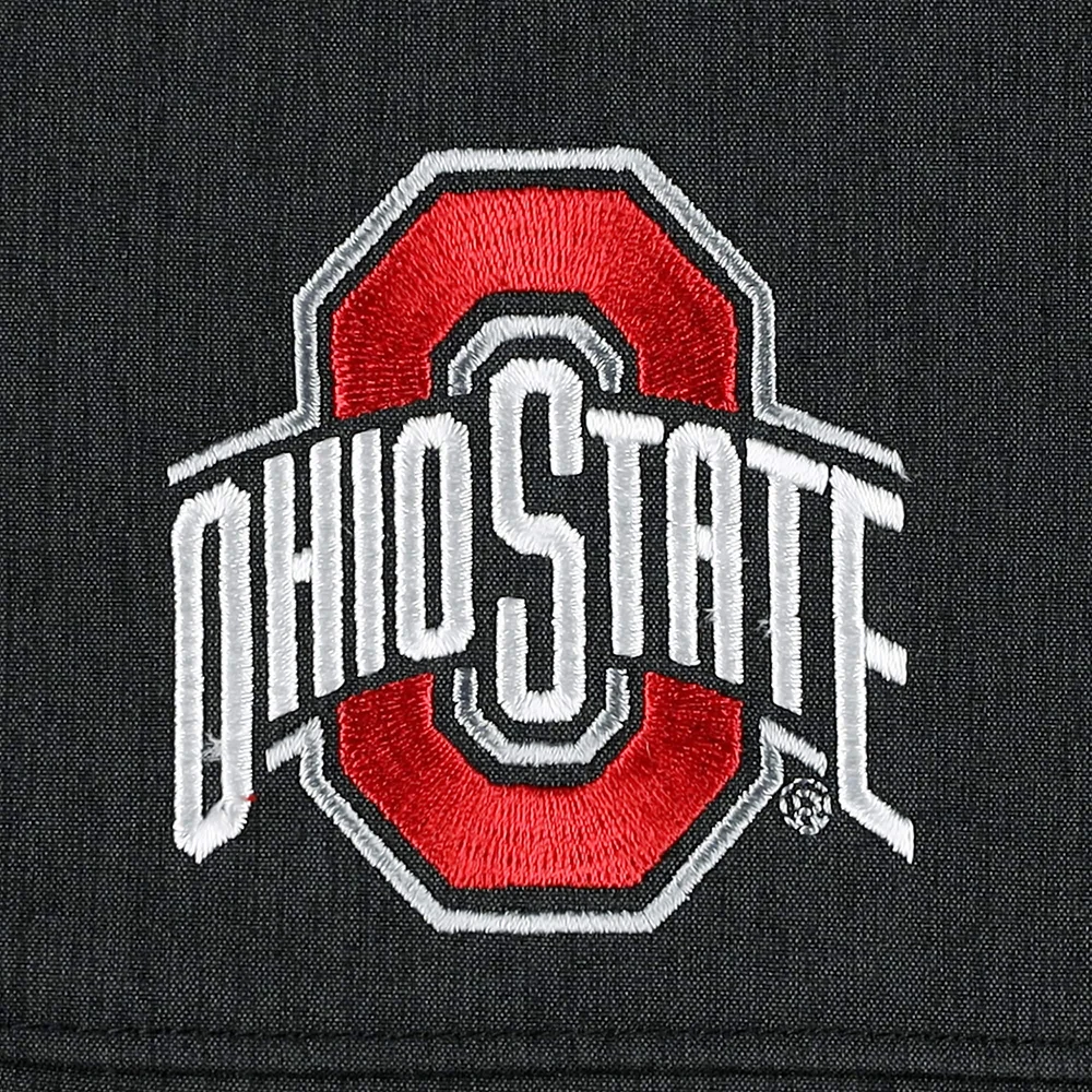Men's Columbia Black Ohio State Buckeyes Ascender II Full-Zip Jacket