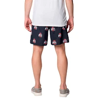 Men's Columbia Black Ohio State Buckeyes Big & Tall Backcast Shorts