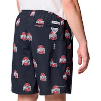 Men's Columbia Black Ohio State Buckeyes Big & Tall Backcast Shorts