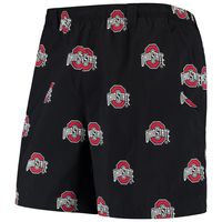 Men's Columbia Black Ohio State Buckeyes PFG Backcast II Omni-Shade Hybrid Shorts