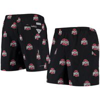 Men's Columbia Black Ohio State Buckeyes PFG Backcast II Omni-Shade Hybrid Shorts