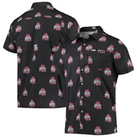 Men's Columbia PFG Scarlet Ohio State Buckeyes Slack Tide Camp Button-Up Shirt