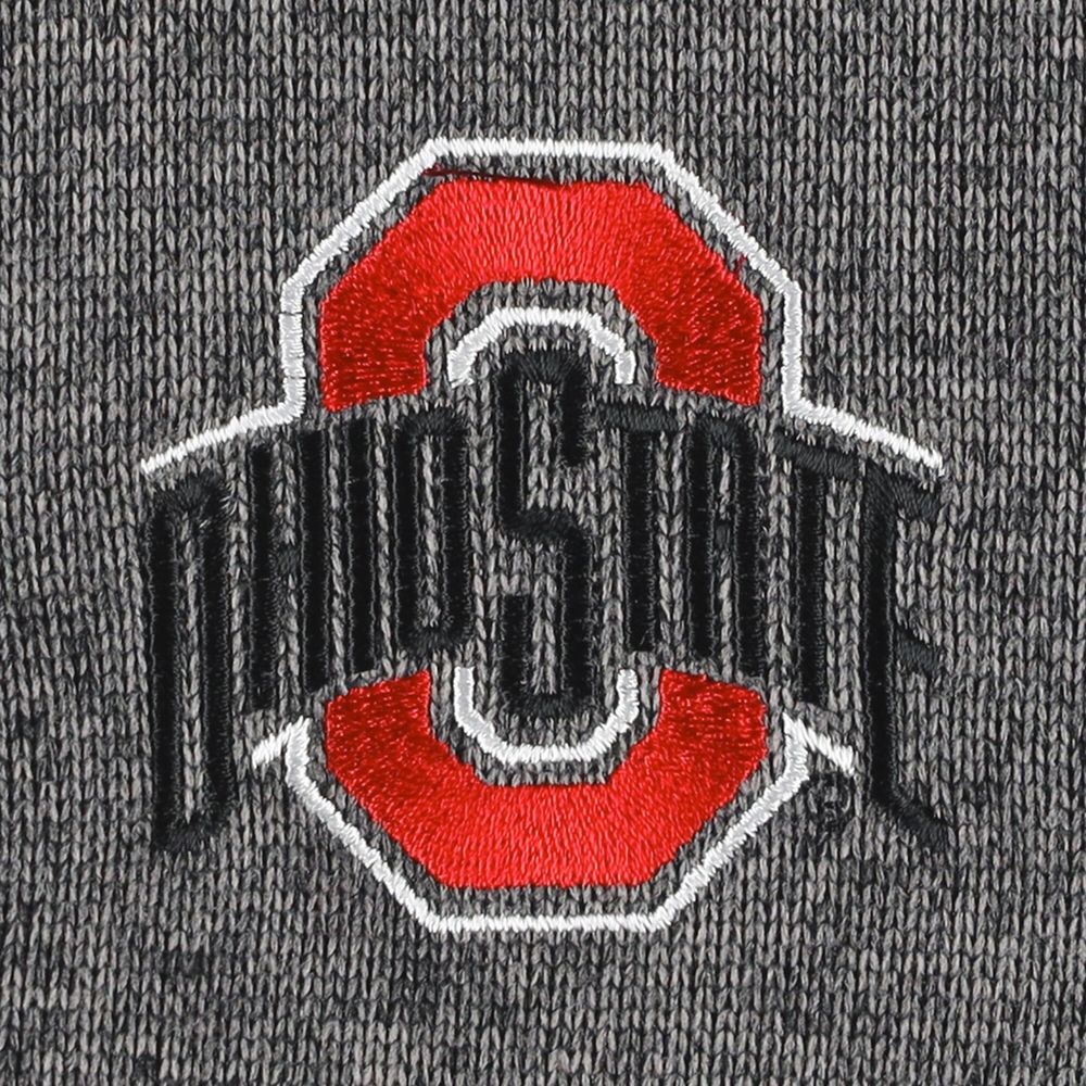 Men's Columbia Gray Ohio State Buckeyes Canyon Point Omni-Shield Raglan Half-Zip Pullover Top