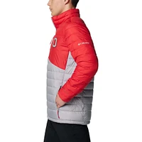 Veste zippée isolante Omni-Heat Infinity Double Blitz pour homme de Columbia Ohio State Buckeyes Gris