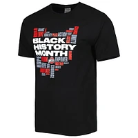 T-shirt de basketball ComfortWash noir Ohio State Buckeyes Black History Month pour homme