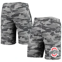 Concepts Sport Short de détente Ohio State Buckeyes Camo Backup Terry Jam pour homme, anthracite/gris