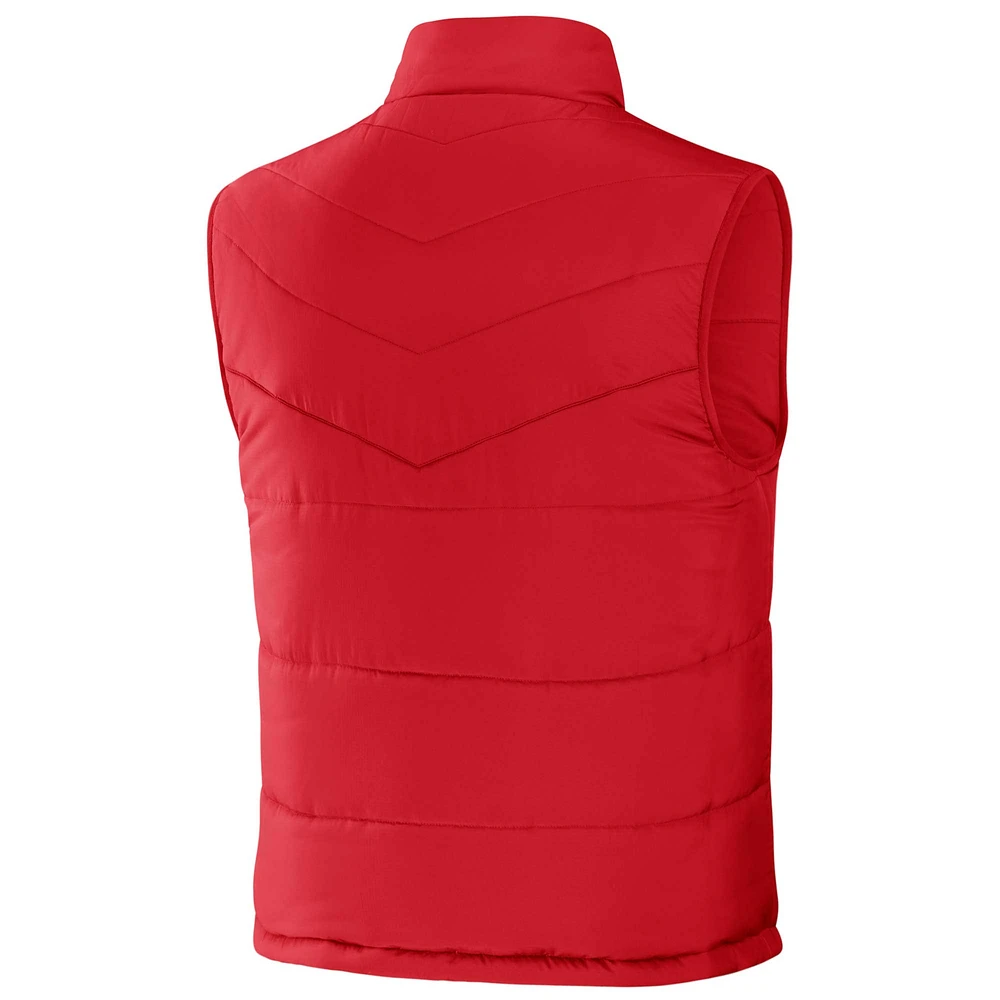 Men's Darius Rucker Collection by Fanatics Scarlet/Gray Ohio State Buckeyes Colorblocked Full-Zip Reversible Vest