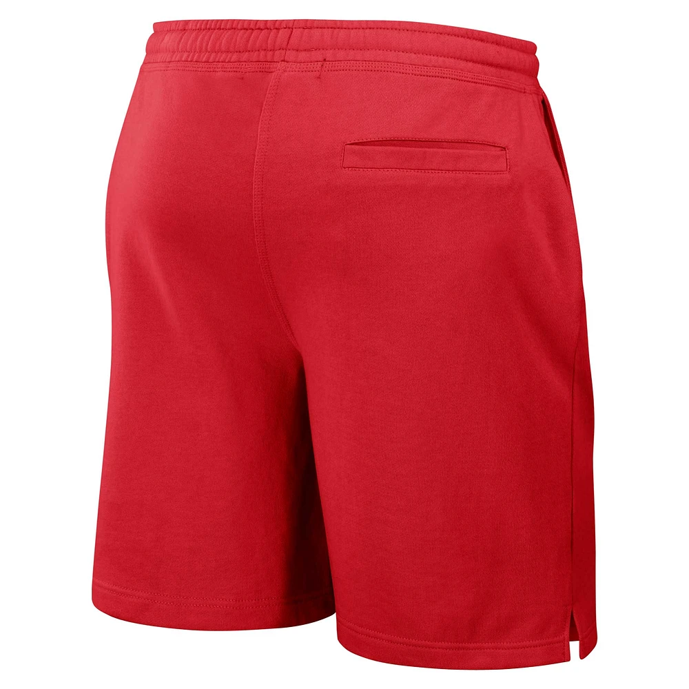 Collection Darius Rucker pour homme par Fanatics Scarlet Ohio State Buckeyes Logo Shorts