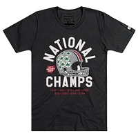 Men's Homefield Black Ohio State Buckeyes Nine-Time Football National Champions T-Shirt