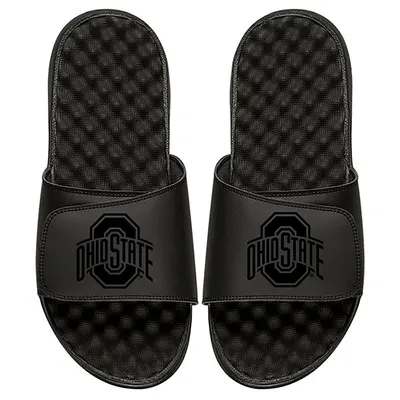 Ohio State Buckeyes ISlide Tonal Slide Sandals - Black