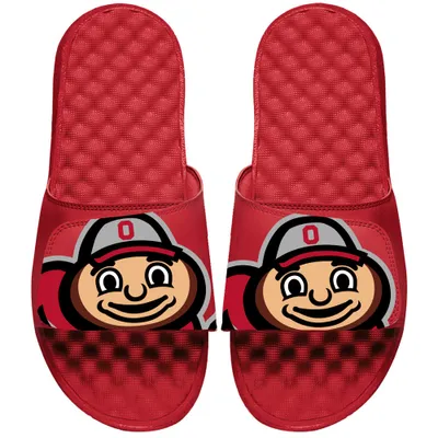 Ohio State Buckeyes ISlide Mascot Slide Sandals - Scarlet