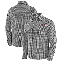 Men's J. Palmer Black Ohio State Buckeyes Dual Threat Long Sleeve Button-Up Shirt