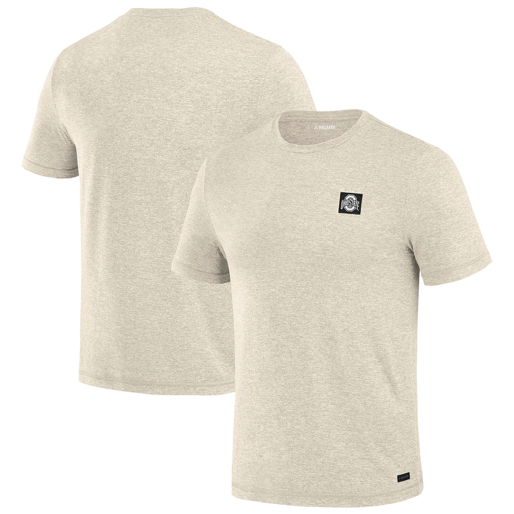 Men's J. Palmer White Ohio State Buckeyes Four Down T-Shirt