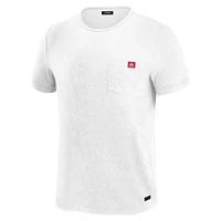 T-shirt à poche pour homme J. Palmer White Ohio State Buckeyes