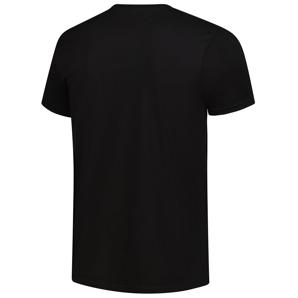 T-shirt noir Mitchell & Ness pour homme avec inscription Ohio State Buckeyes Elite
