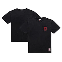 T-shirt noir Mitchell & Ness Ohio State Buckeyes Fade Away Premium pour hommes