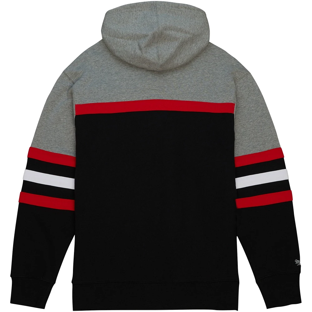 Sweat à capuche noir Mitchell & Ness pour hommes, Ohio State Buckeyes Head Coach