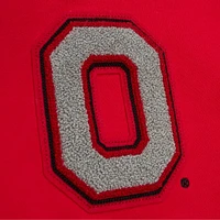 Sweat à capuche en tissu éponge Mitchell & Ness Scarlet Ohio State Buckeyes Team Legacy pour hommes