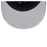 Men's New Era Black Ohio State Buckeyes Adventure Canvas Split Panel 9FIFTY Snapback Hat