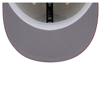 Men's New Era Cream Ohio State Buckeyes Chrome 59FIFTY Fitted Hat