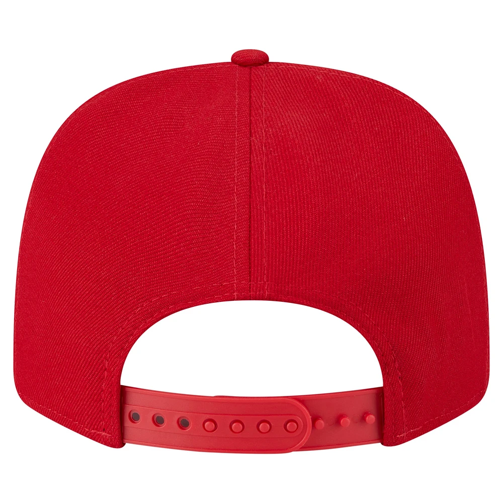 Men's New Era Scarlet Ohio State Buckeyes Game Day Multi-Rope 9SEVENTY Stretch-Snap Hat