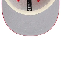 Casquette à visière plate à carreaux 9FIFTY des Ohio State Buckeyes de New Era pour homme