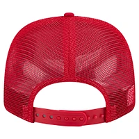 Men's New Era Scarlet Ohio State Buckeyes Primary 9SEVENTY Trucker Stretch-Snap Hat