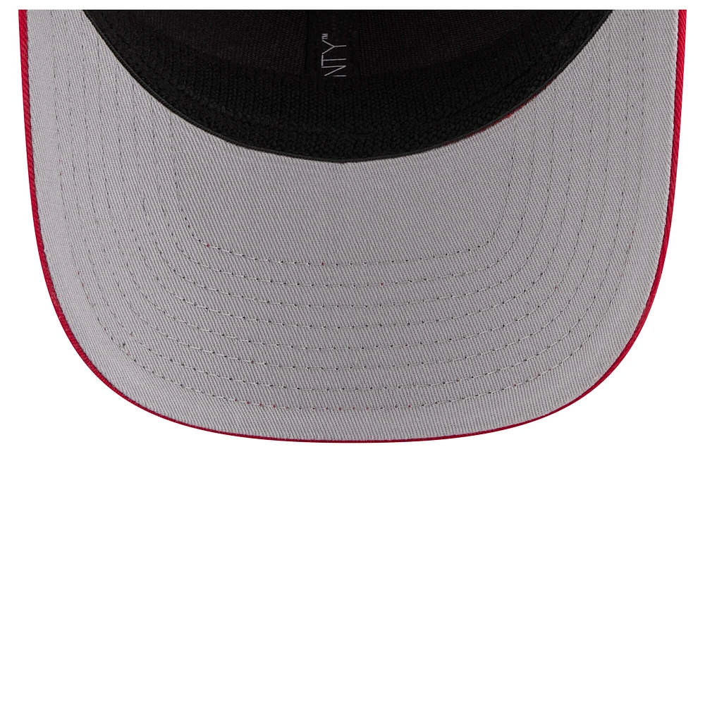 Men's New Era Scarlet Ohio State Buckeyes Primary 9SEVENTY Trucker Stretch-Snap Hat
