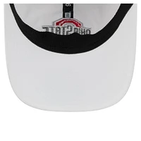 Casquette ajustable New Era blanche Ohio State Buckeyes Active Ripstop 9TWENTY pour homme