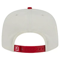 Casquette à visière plate blanche New Era Ohio State Buckeyes 9FIFTY pour homme