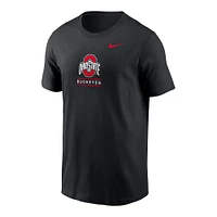 T-shirt Nike noir pour homme Ohio State Buckeyes 2-Hit