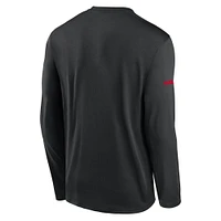 Men's Nike Ohio State Buckeyes 2024 On-Court Basketball Practice Legend Performance Long Sleeve T-Shirt