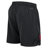 Short Nike noir Ohio State Buckeyes 2024 Sideline Performance Mesh pour homme