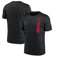 T-shirt Nike noir Ohio State Buckeyes 2024 Sideline Velocity Performance pour homme