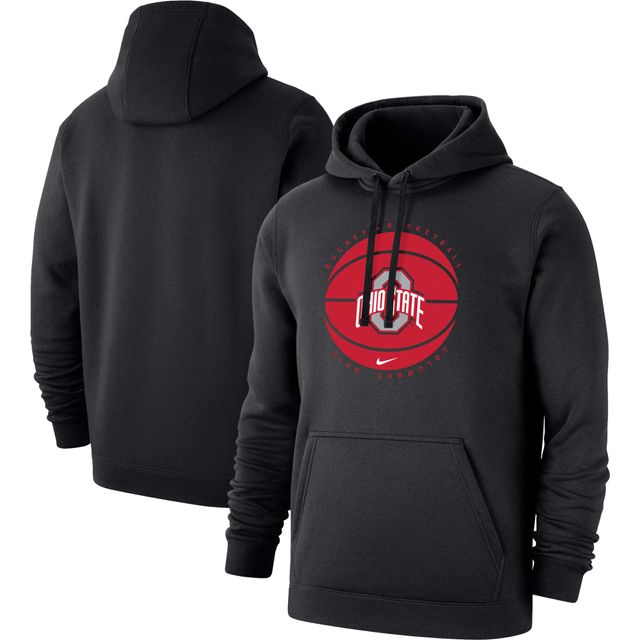 Sweat à capuche de basket-ball Nike Ohio State Buckeyes noir pour homme